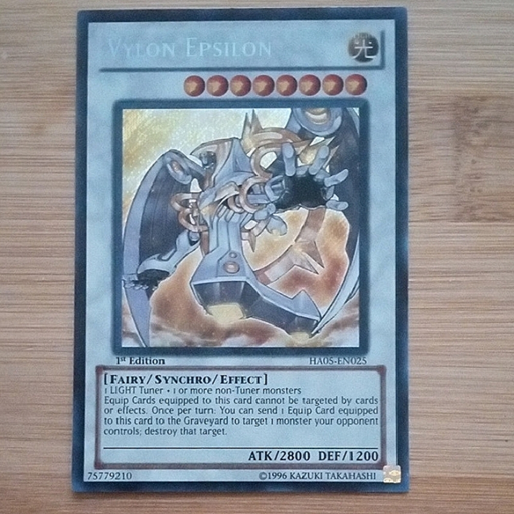 Yu-Gi-Oh! Vylon Epsilon HA05-EN024 1st Edition Secret Rare